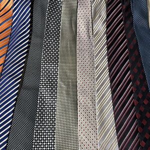 Lot of Ten Silk Charvet Ties